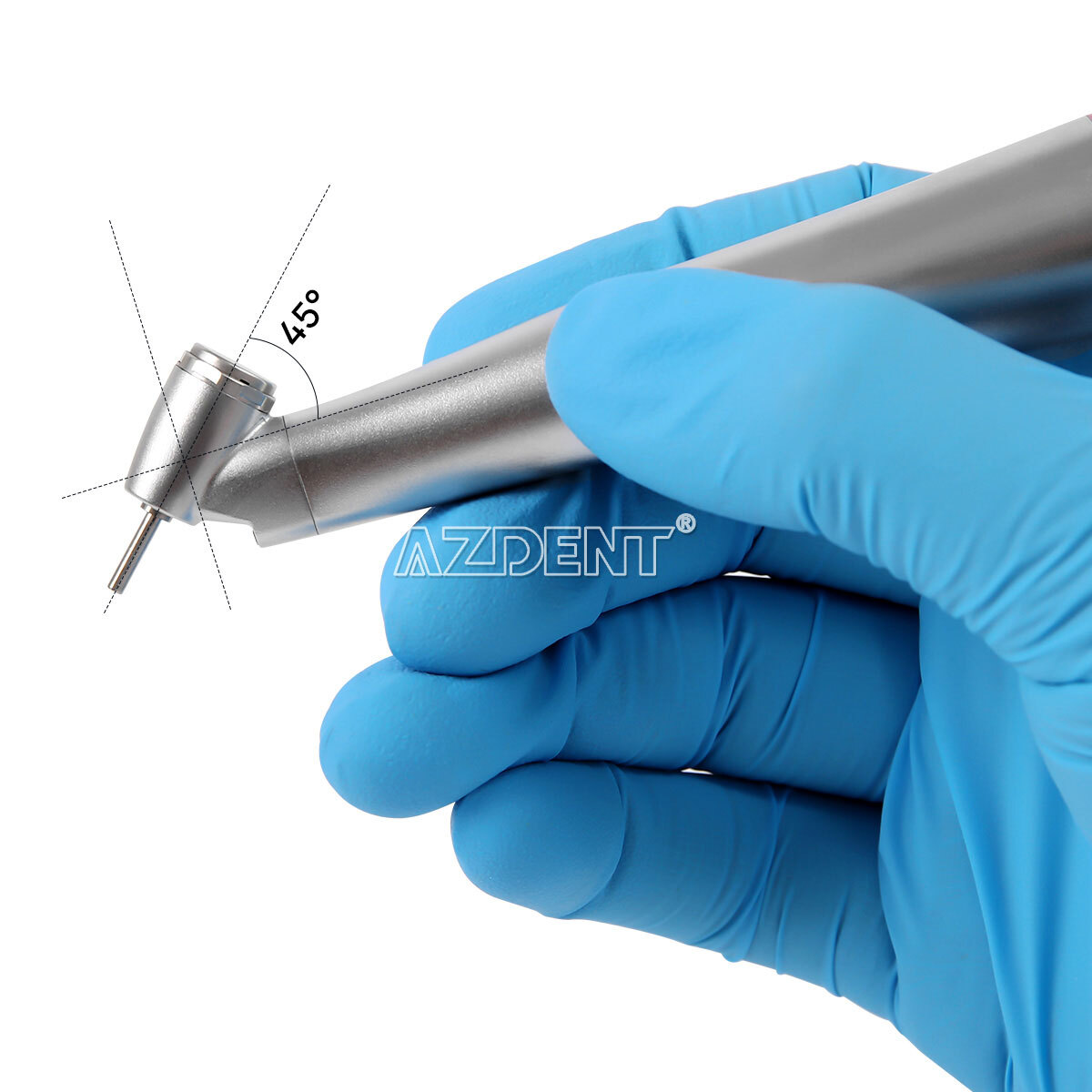 AZDENT Dental Electric LED Brushless Micro Motor/1:1/1:5 Increasing Handpiece