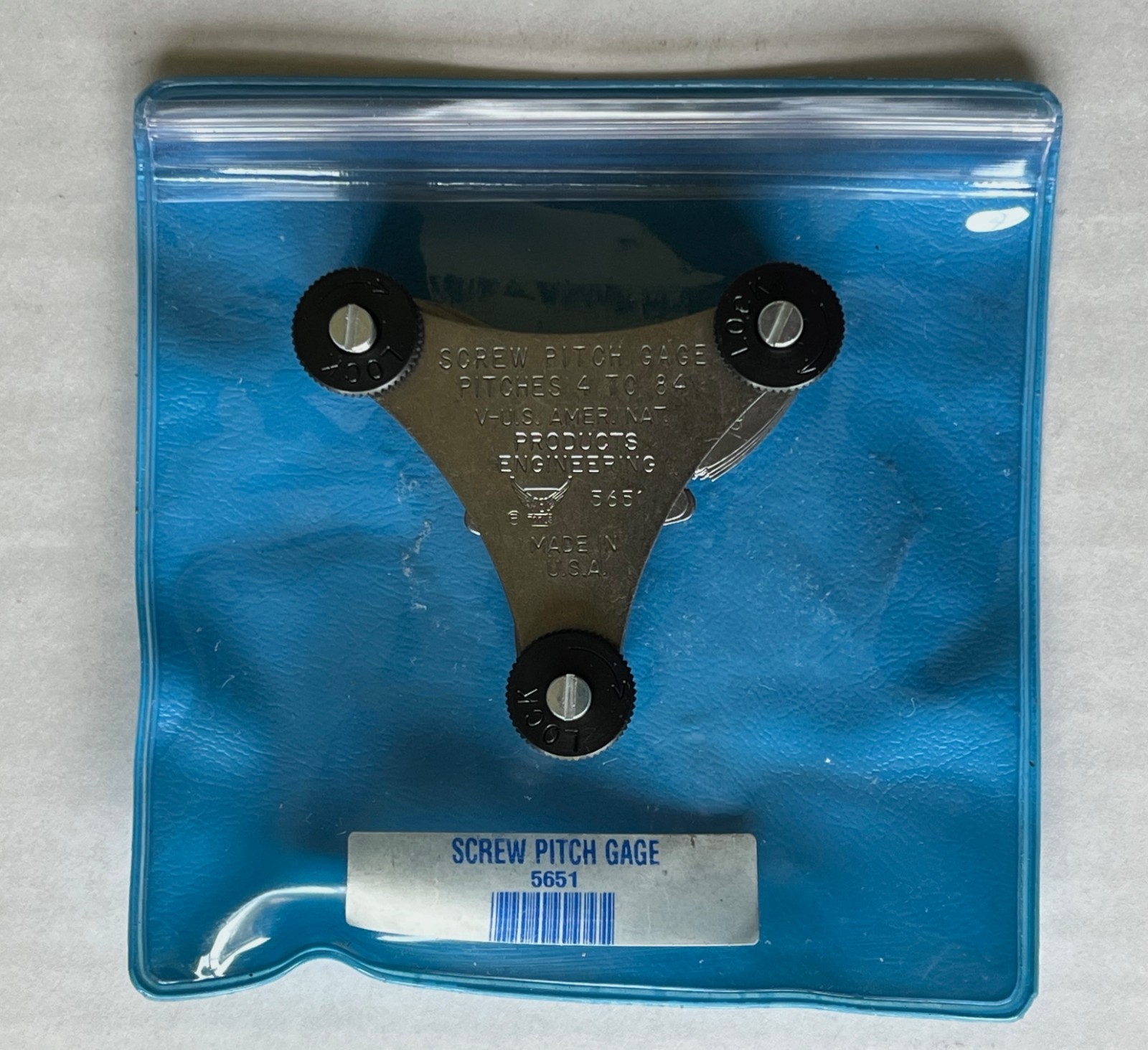 PEC Tools 5651 English Screw Pitch Gage – Pitches 4 to 84 – 51 Leafs