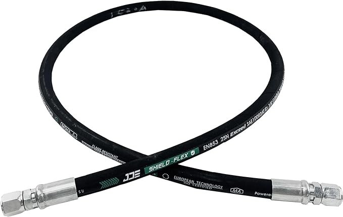 3/8″ x 48″ 2-Wire Hydraulic Hose Assembly with 2-Female JIC Swivels 4,785 PSI