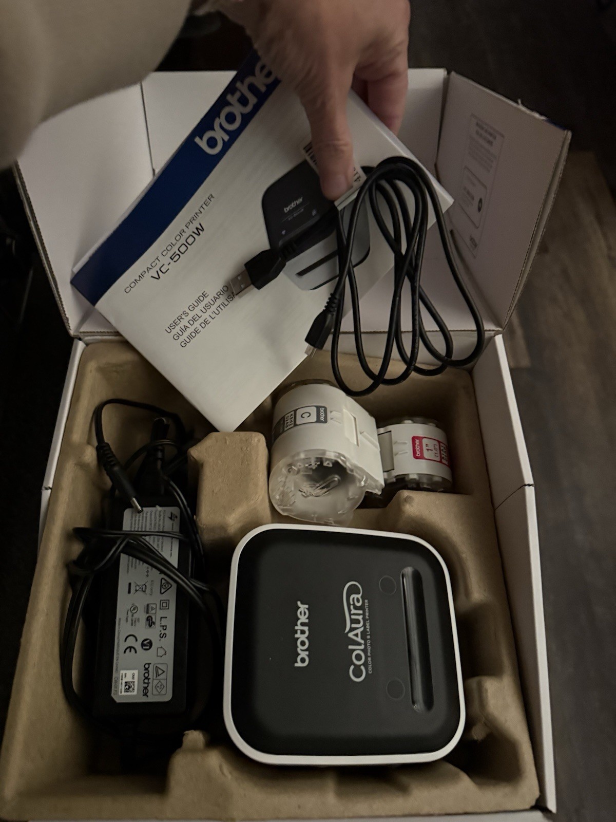 Brother ColAura Color Photo & Label Printer VC-500W, Model ColAura, MPN ColAura