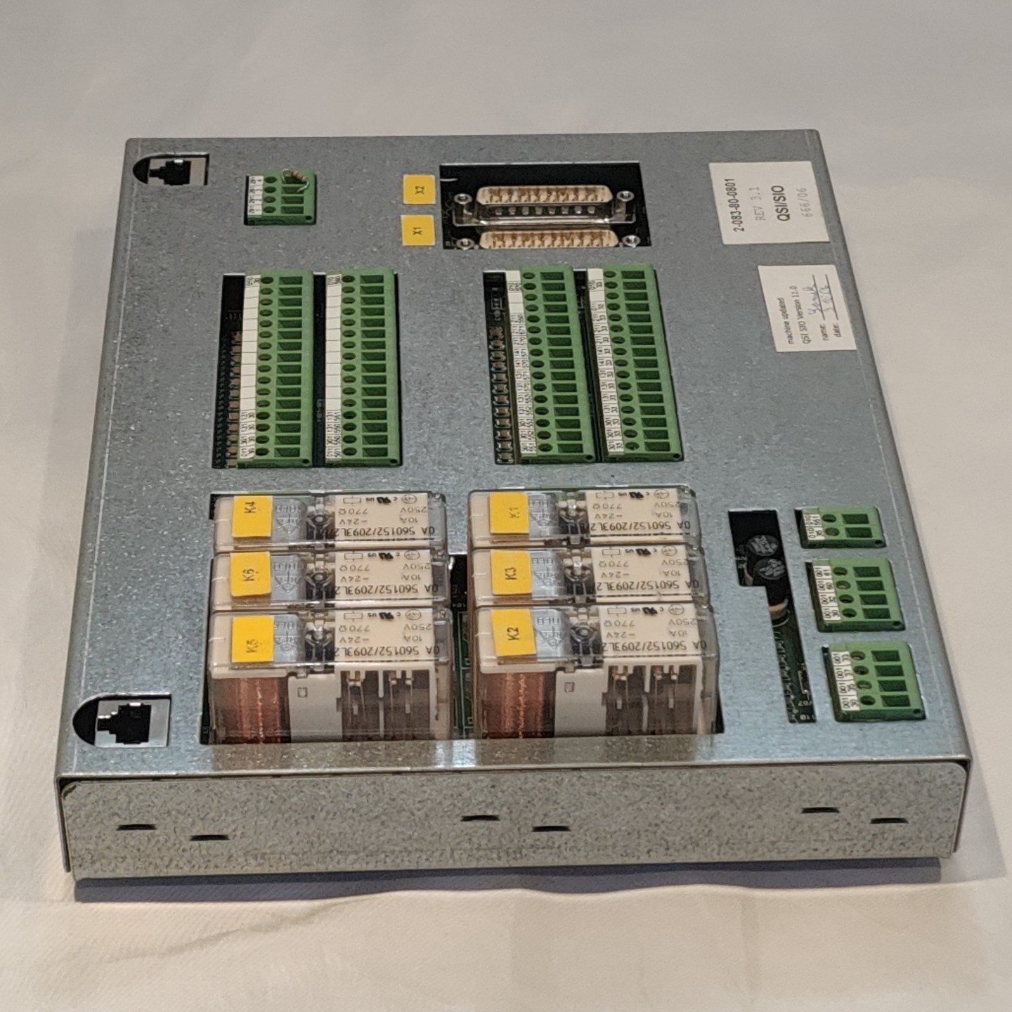 Homag 2-083-80-0801 Rev 3.1 Controller QSI/SIO Version 11.0 Brandt Edge Bander