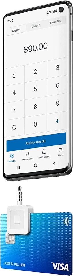 Credit Card Reader Chip Machine for Mobile Phones, iPhone iPad, Square