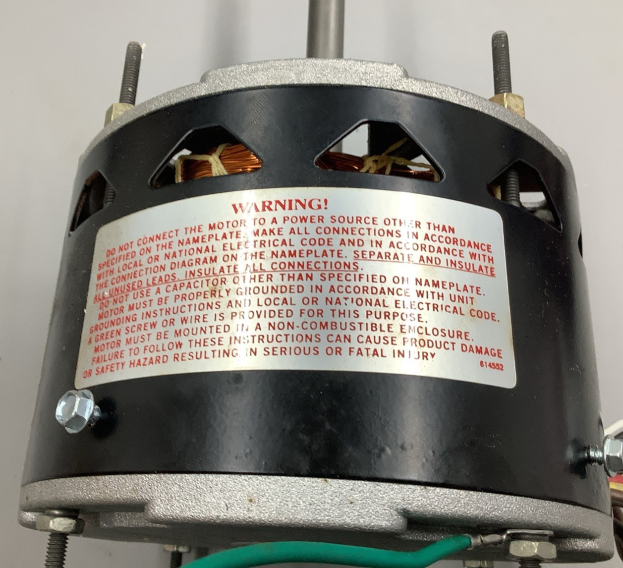 A.O. Smith ORM1016 F48SD6L12 Condenser Motor 1/5HP 208-230V(F15)