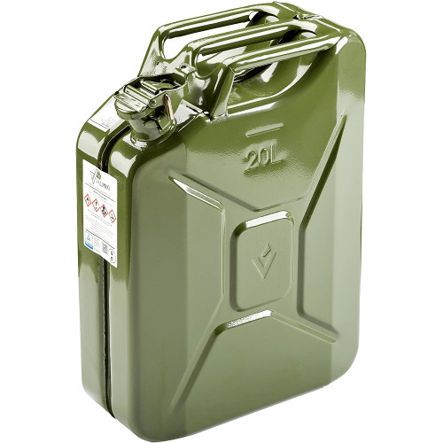 Valpro European Mil Spec 2023 NATO Style Steel Jerry Can 20L / 5.25 gal. GJC20R