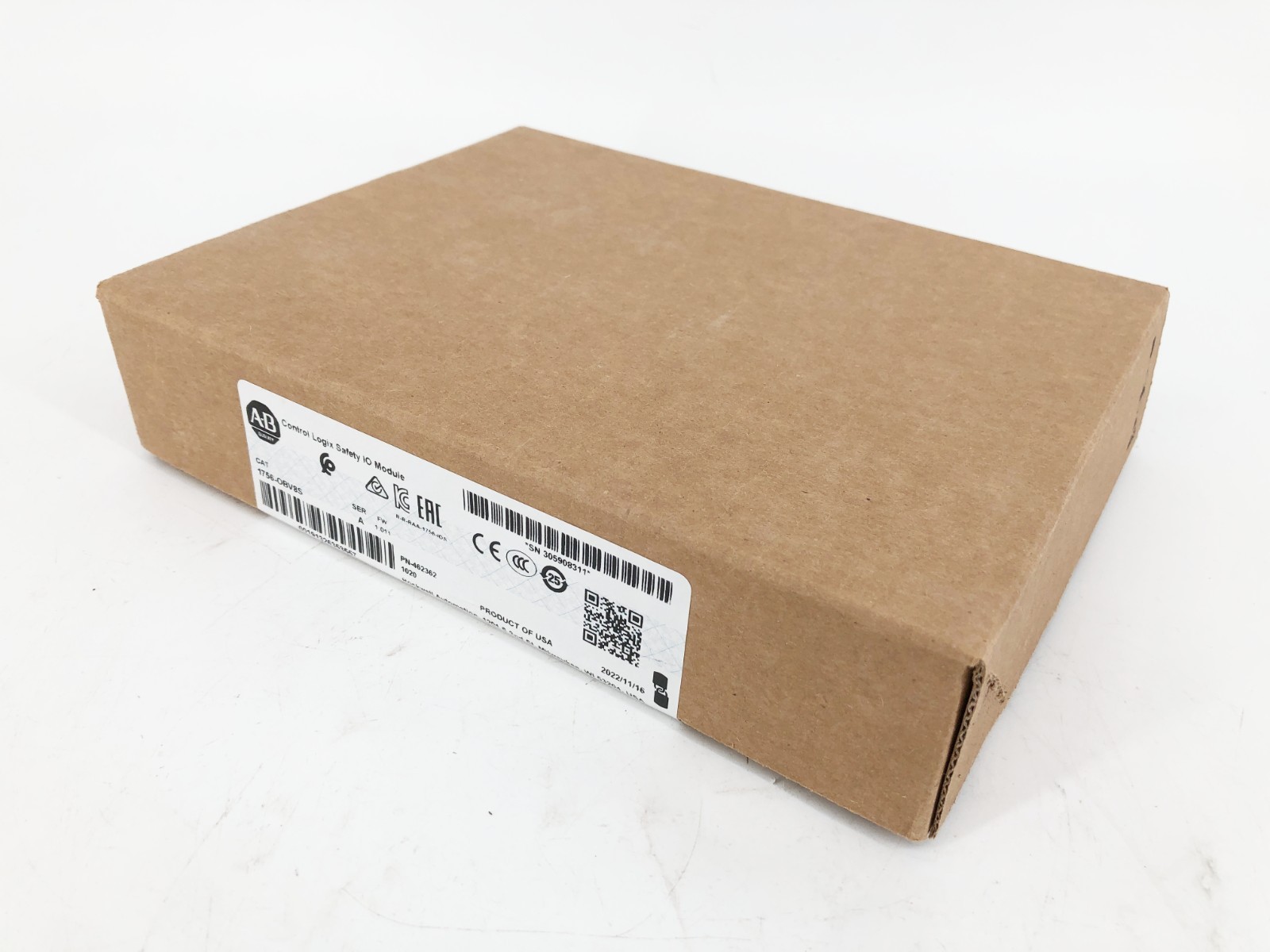 New Allen Bradley 1756-OBV8S Control Logix Safety I/O Module 8-Ch – Sealed Box