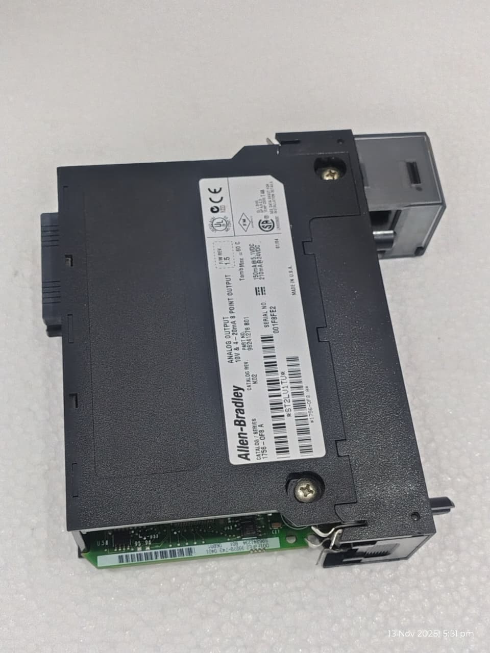 Allen Bradley 1756-OF8 /A ControlLogix 8 Pt A/O I or V Module