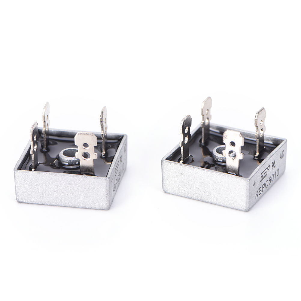 5Pcs 1000V 50A Metal Case Single Phase Diode Bridge Rectifier KBPC5010 5X