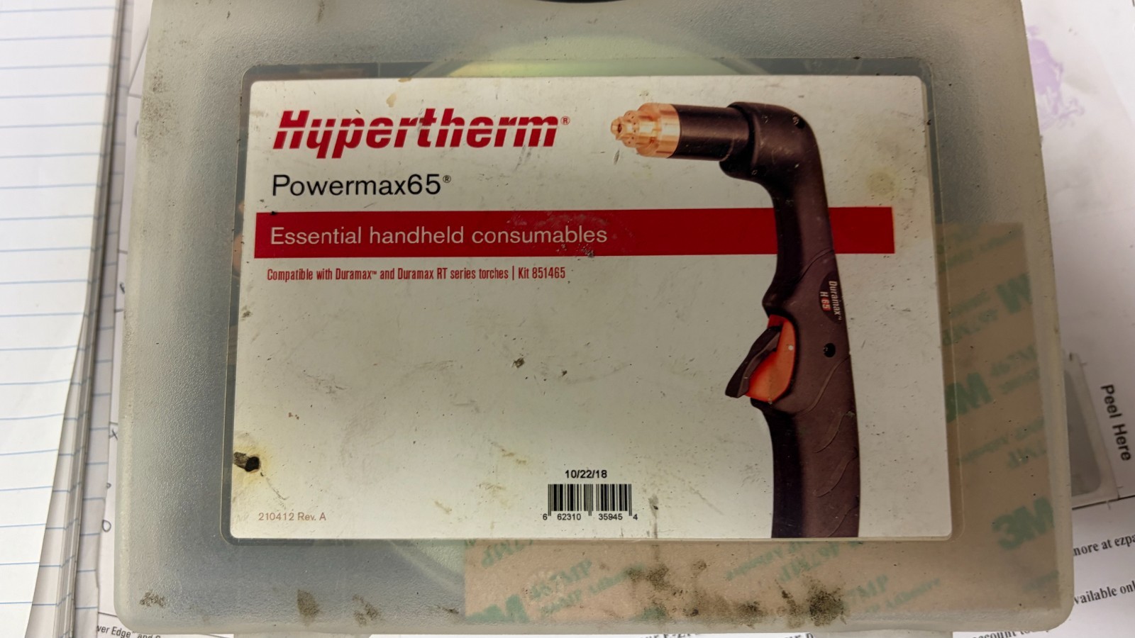Hypertherm Powermax65 Handheld Essential Consumable Kit (851465)