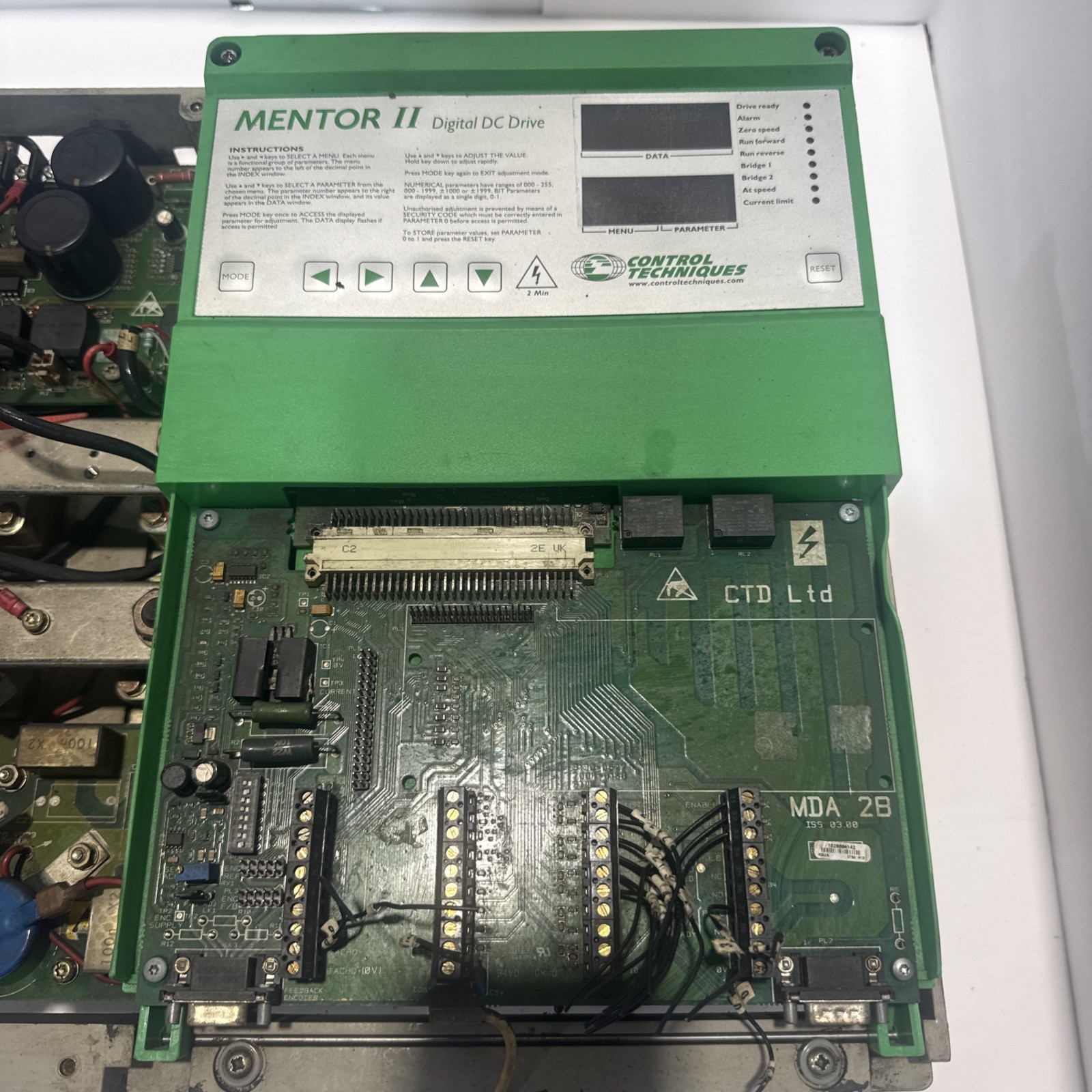 CONTROL TECHNIQUES M550R-14ICD, M550R-GB14, MENTOR II 550A Regen – Used Cond