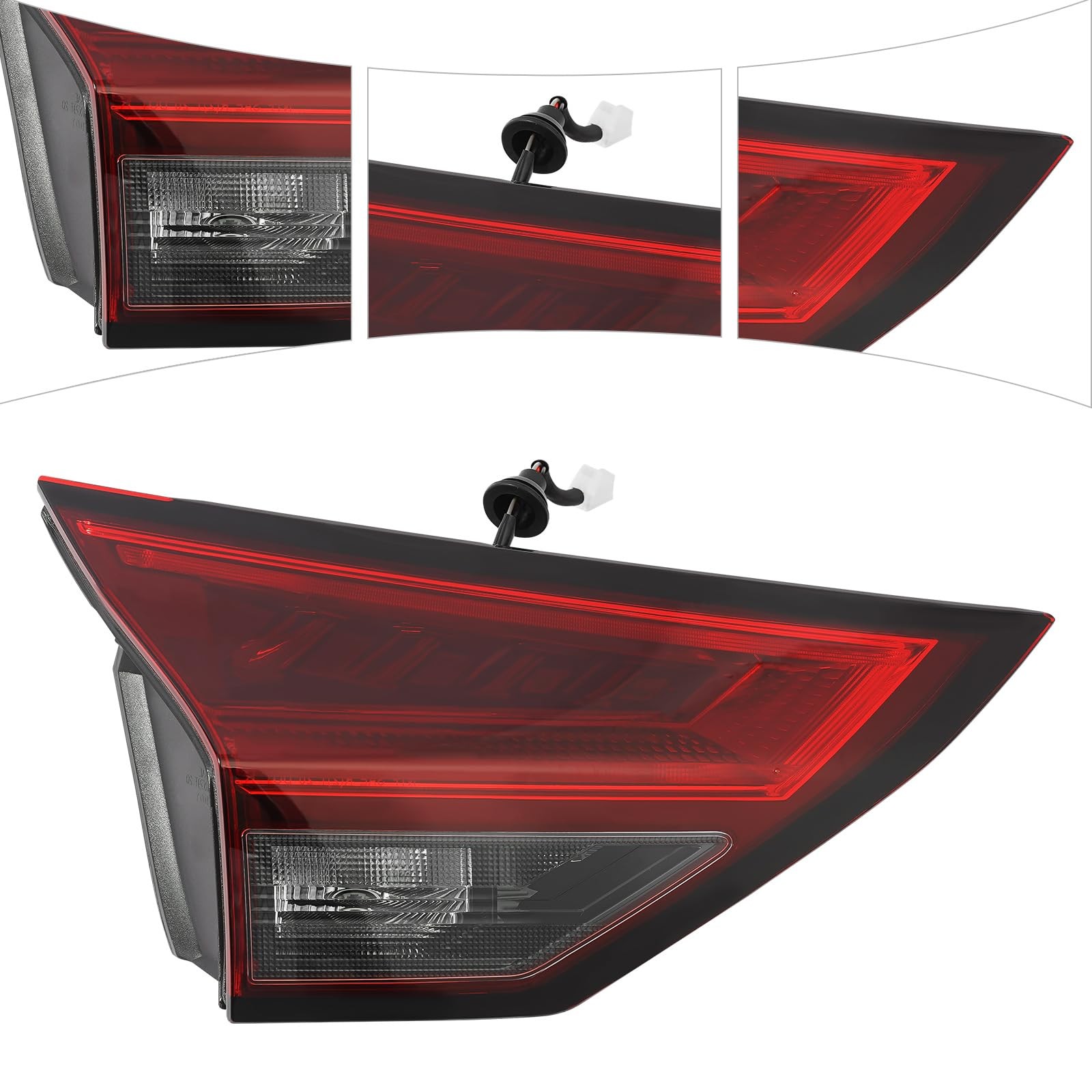 2021-2023 Nissan Rogue Inner Tail Light LED Black 26555-6RR1A 26550-6RR1A Left