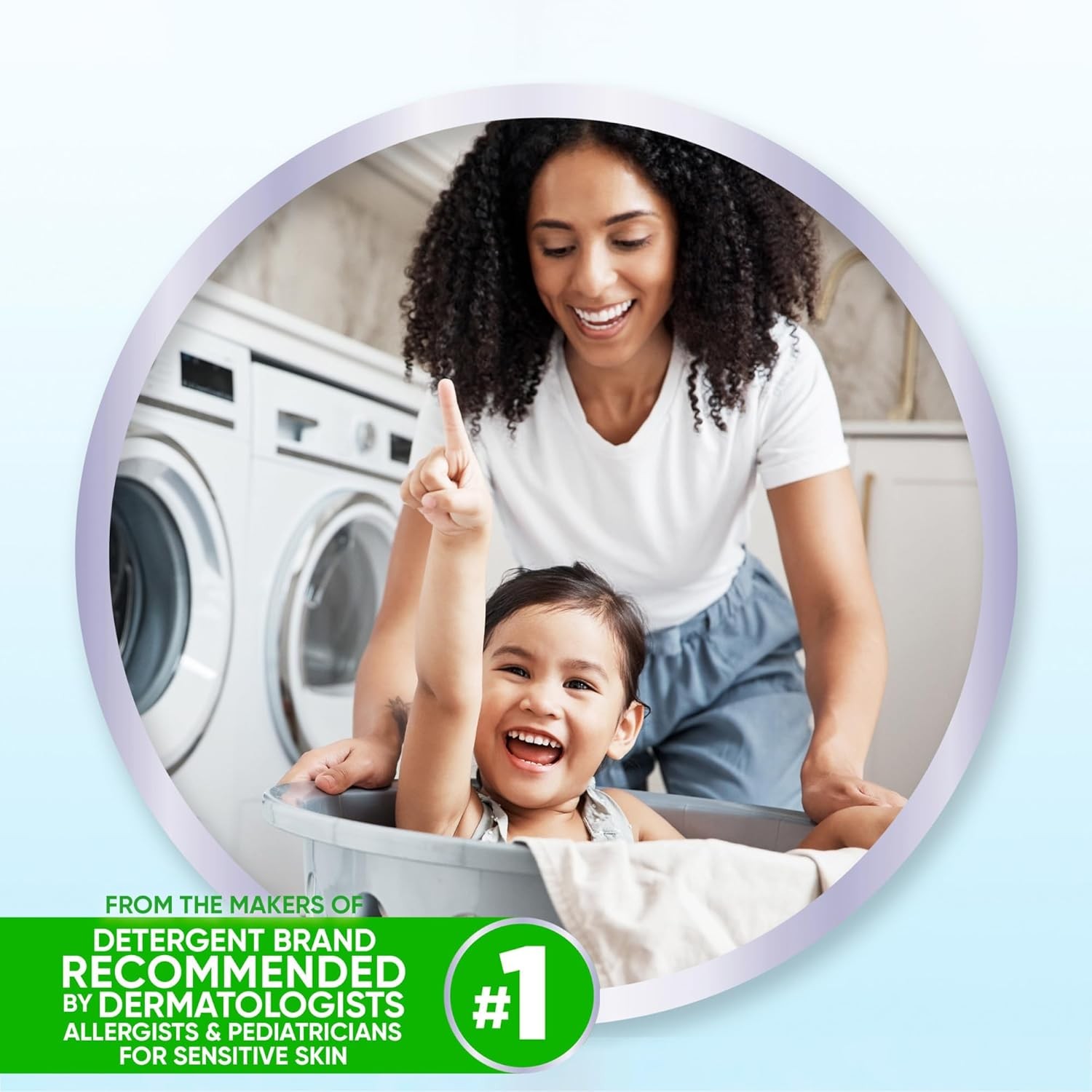 All Free Clear Unscented Fabric Softener Dryer Sheets, 195 Count