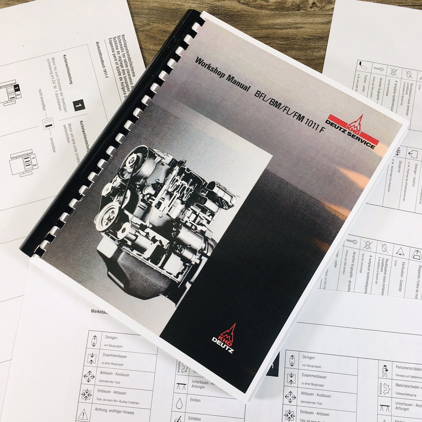 Deutz 1011F F F2L F3L F4L F3M F4M Bf4L Bf4M Service Manual Repair Shop Workshop