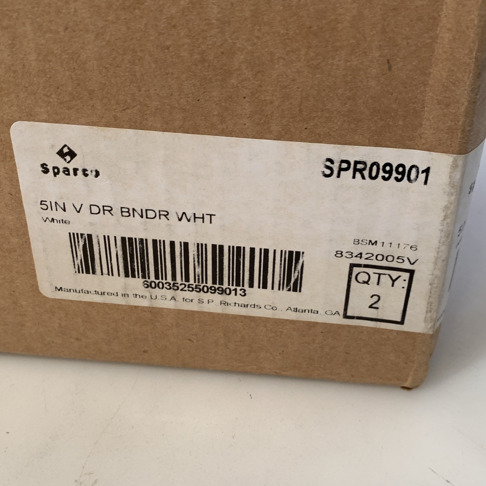 2X Sparco Locking D Ring Binder – Letter – 8.50″ X 11″ – D-ring Fastener – 5″