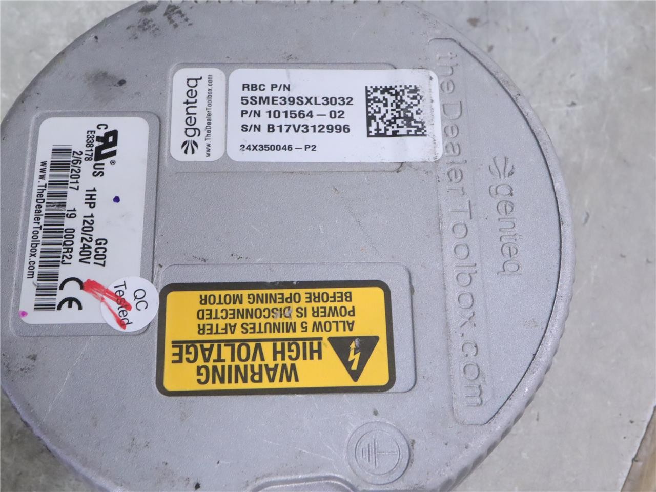 Genteq ECM for 5SME39SXL3032 1HP 120/240V 101564-02 CCW