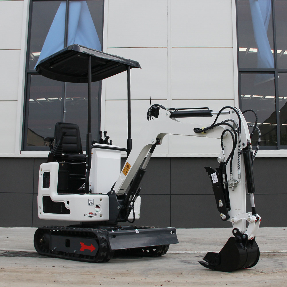 1 Ton Mini Excavator B&S Engine, Hydraulic thumb, Pilot system, Free Shipping