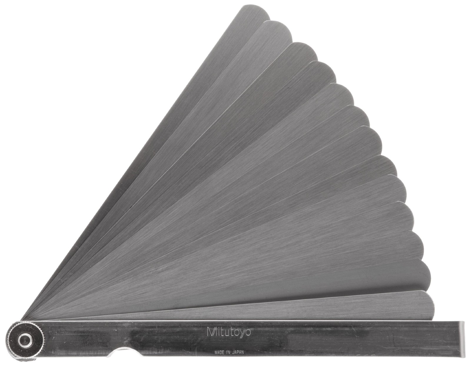 184-301S 0.05-1mm Thickness, 150mm Length, 13 Leaves, Silver
