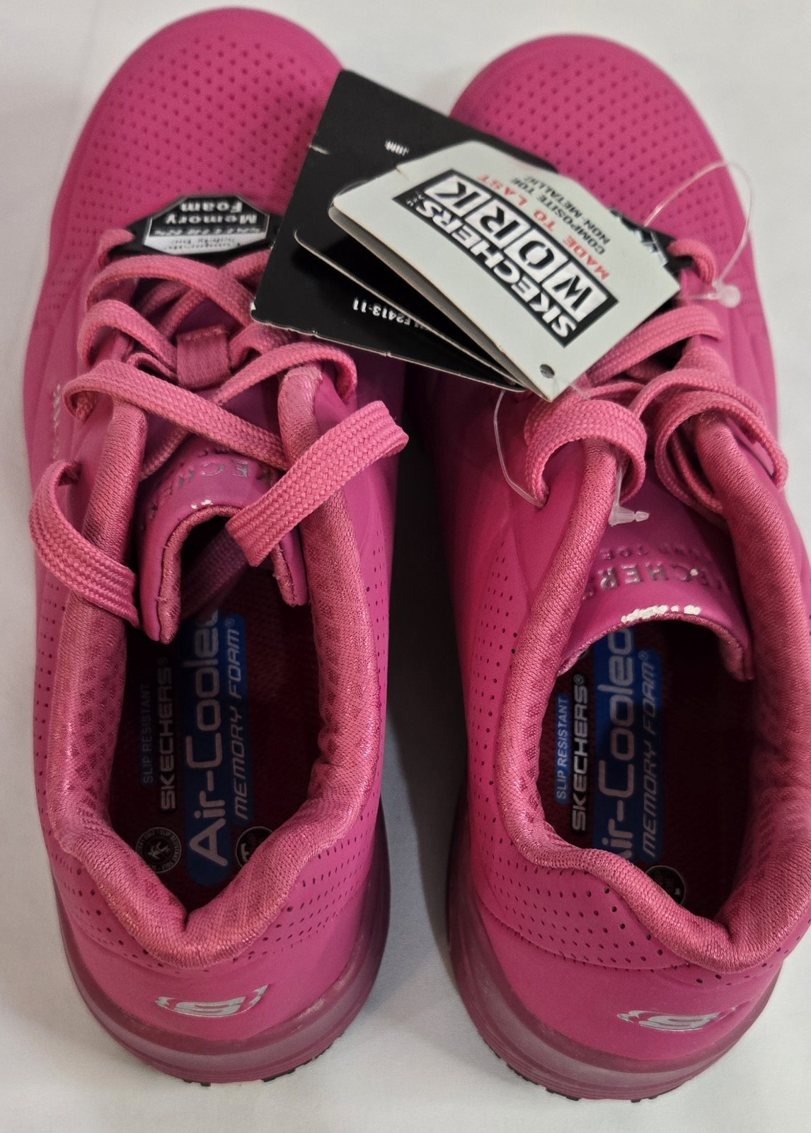 NEW Skechers Women’s Hot Pink Composite Toe Work Shoes / Size 6
