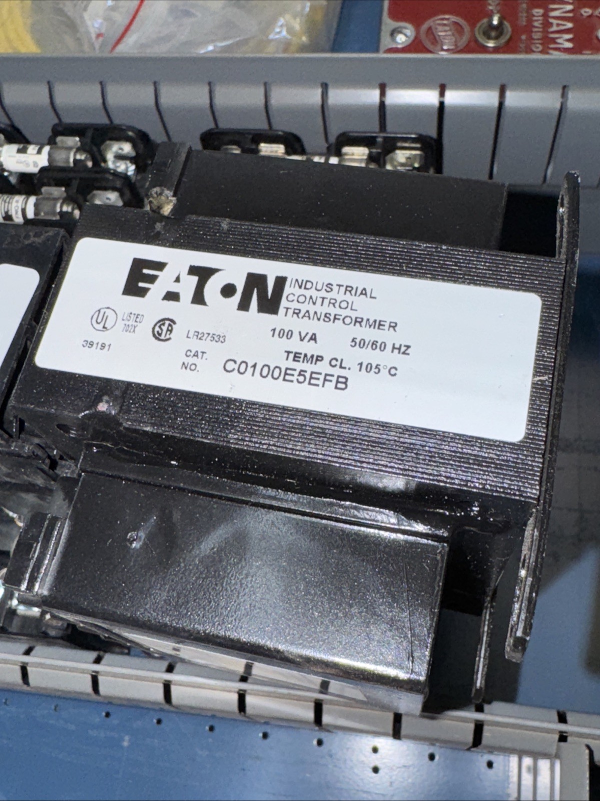 Eaton C0100E5EFB Control Transformer 600V, Used, LO1