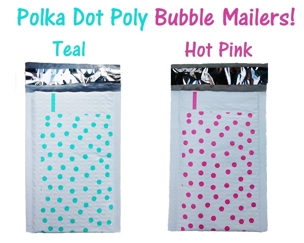 4×8 Metallic Bubble Mailers Padded Shipping Envelopes, Mirrored Hologram Choose!