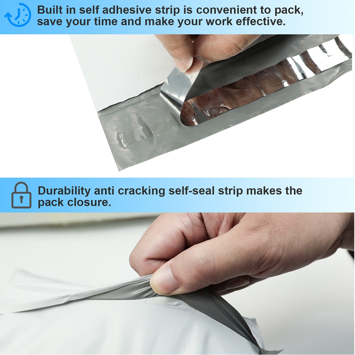 12×15.5 14×17 14.5×19 24×24 Poly Mailers Shipping Envelopes Self Sealing Bags