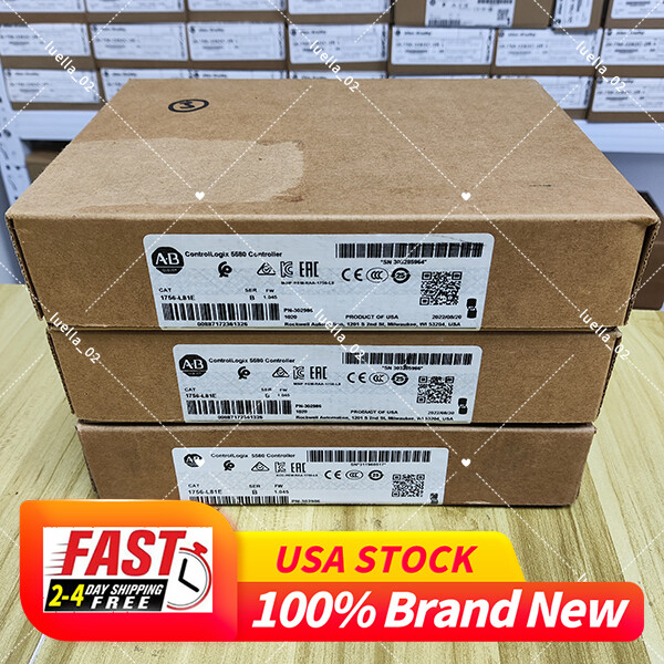 Allen Bradley 1756-L81E ControlLogix 5580 Controller New Sealed Free Shipping