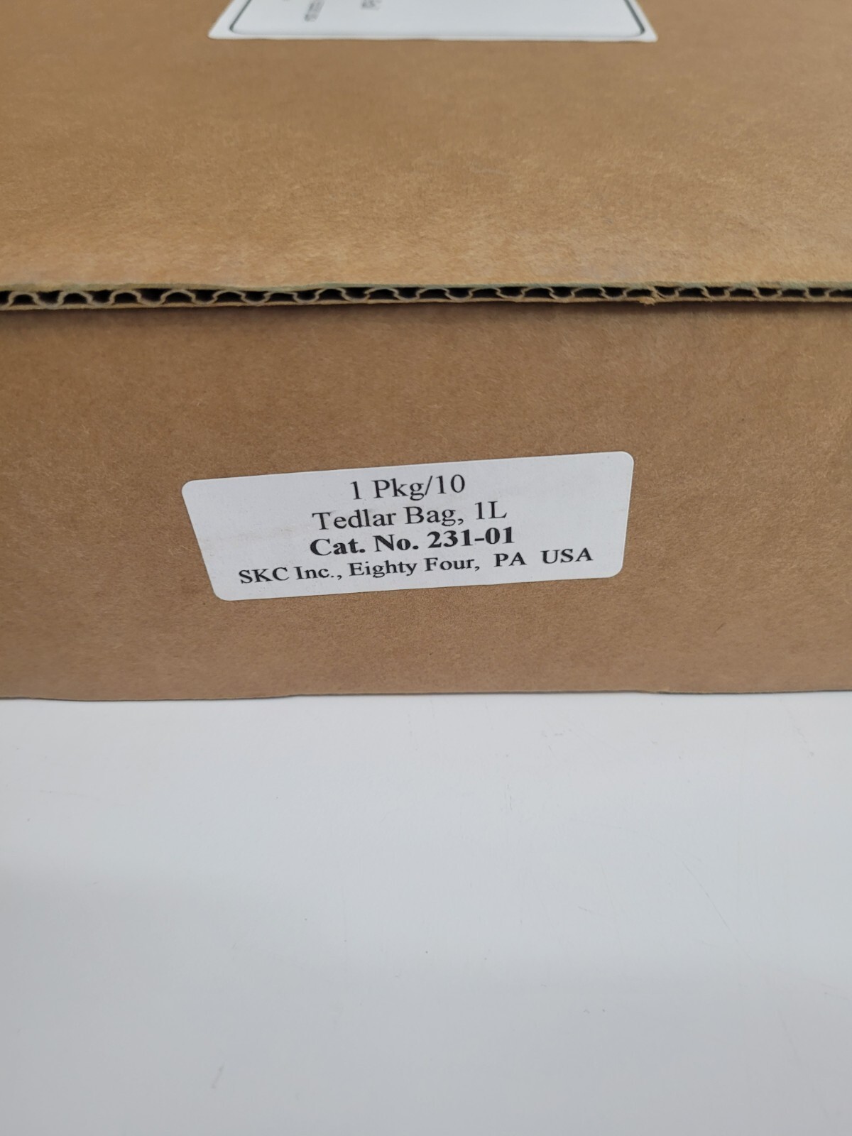 SKC 231-01 Tedlar Sample Bag w/Dual Stainless Steel Fitting1 Liter New e28