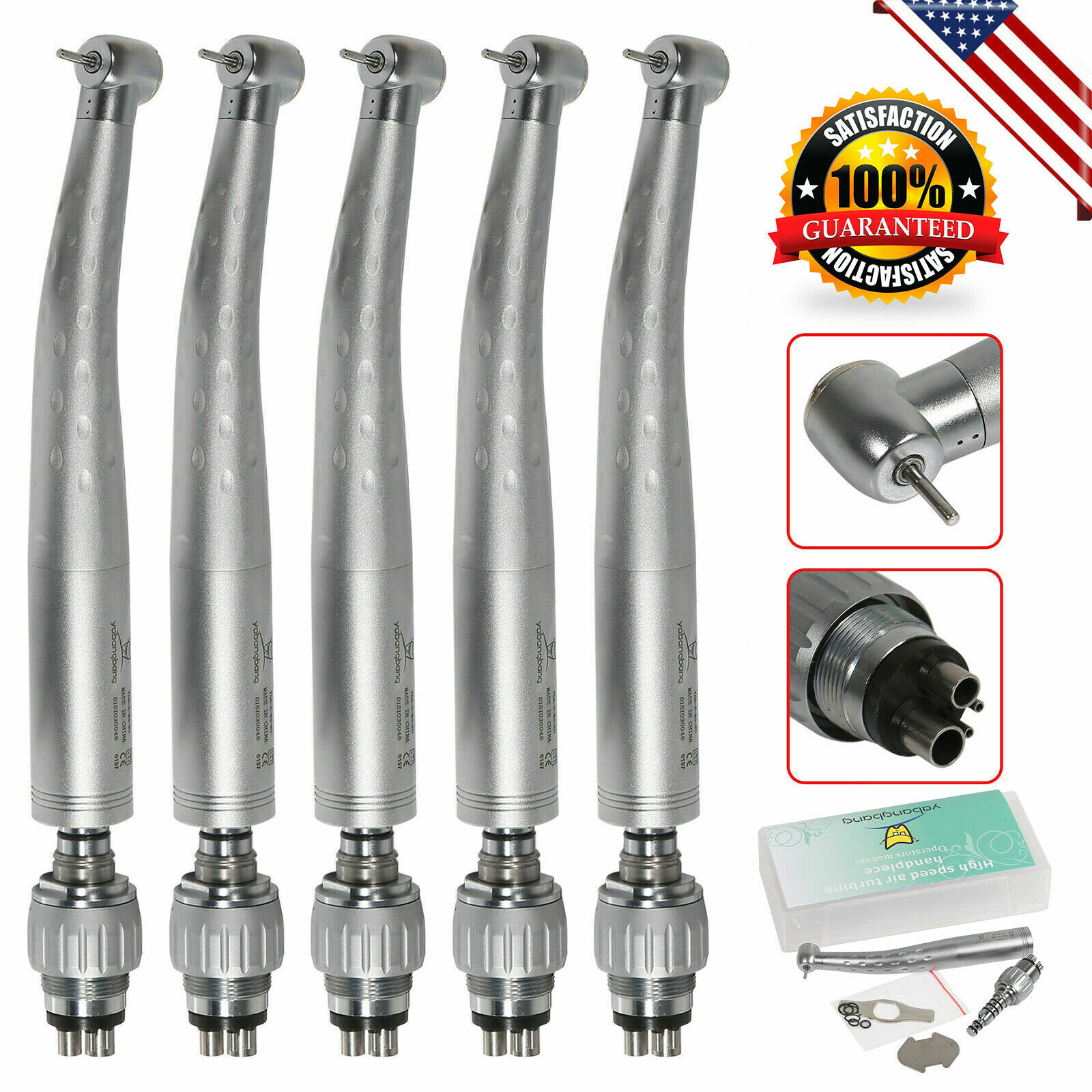 KaVo Style Dental High Speed Handpiece with 4 Hole Quick Coupler Coupling Swivel
