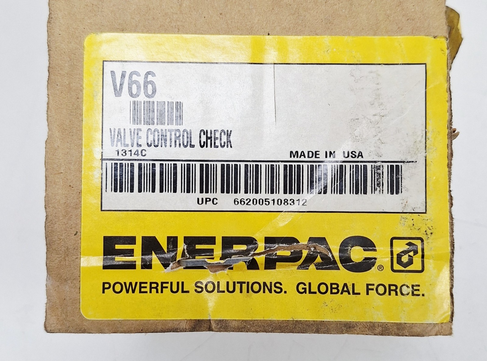 Enerpac V66 / C1414C / 1314C Control Check Valve 3/8” NPTF 10000PSI