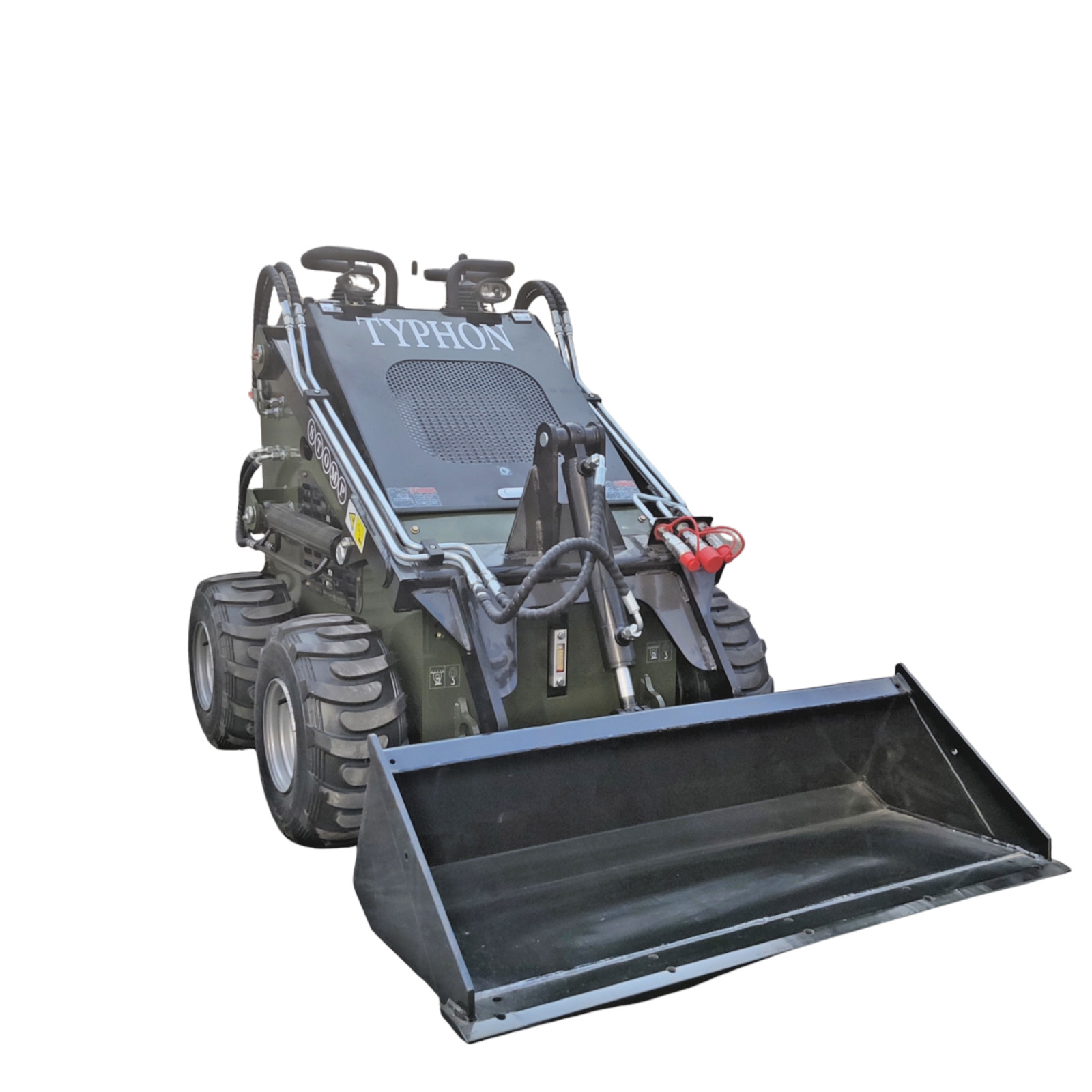 New TYPHON STOMP 503 Skid Steer Loader 375kg Lift 22.1HP Honda GX690 USA Engine