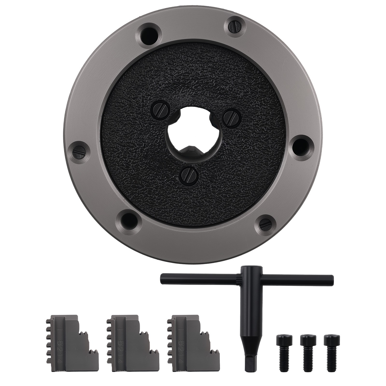 100mm K11-100 Self Centering 3 Jaw Chuck Lathe 0.05mm Drilling w/ Bolts