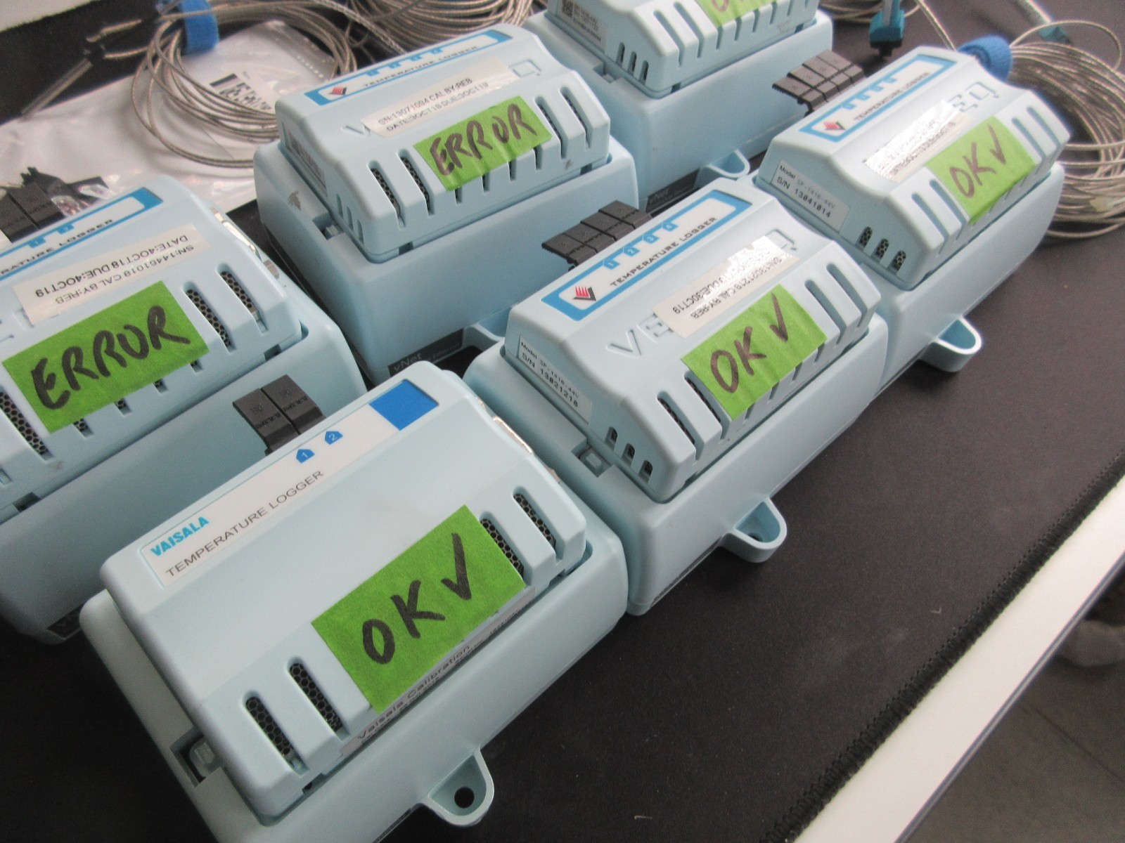 Vaisala SP-1416-44V Temperature Logger x6 Lot CDL-VNET-LP SP x2 parts used rtd