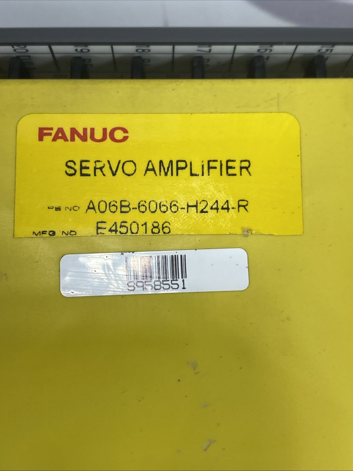 FANUC A06B-6066-H244-R SERVO AMPLIFIER A06B6066H244 SHIPPING