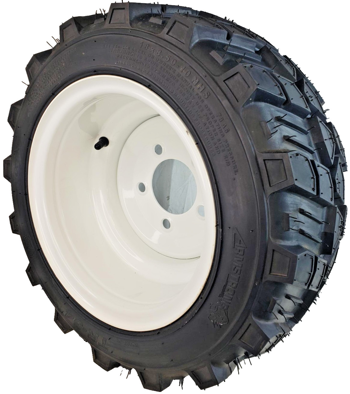 18×8.50-10 Riding Mower Garden tractor 5-hole TR-34 Lug Tire Rim Wheel assembly