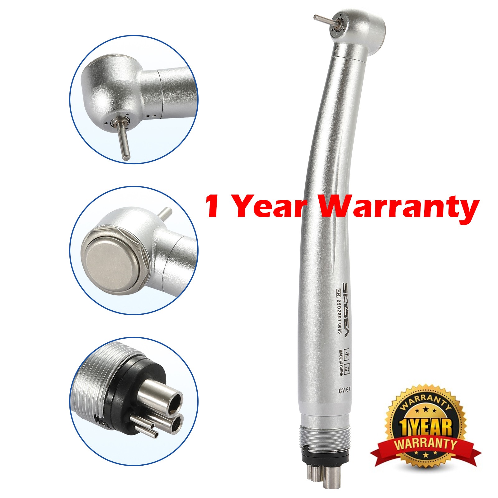 Dental High Speed Handpiece 4 Hole 2 Holes Push Button Turbine Y1BA4