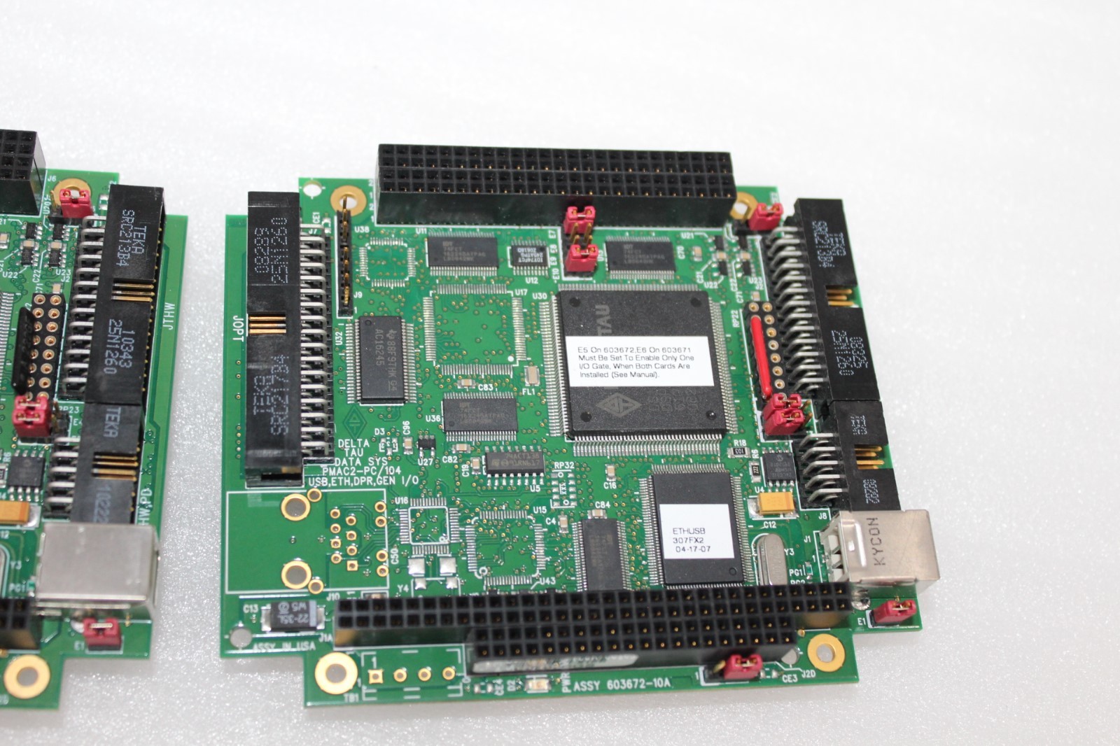 Delta Tau PMAC2-PC/104 USB,ETH,DPR,GEN I/O ASSY 603672-10A Multi-Axis Controller