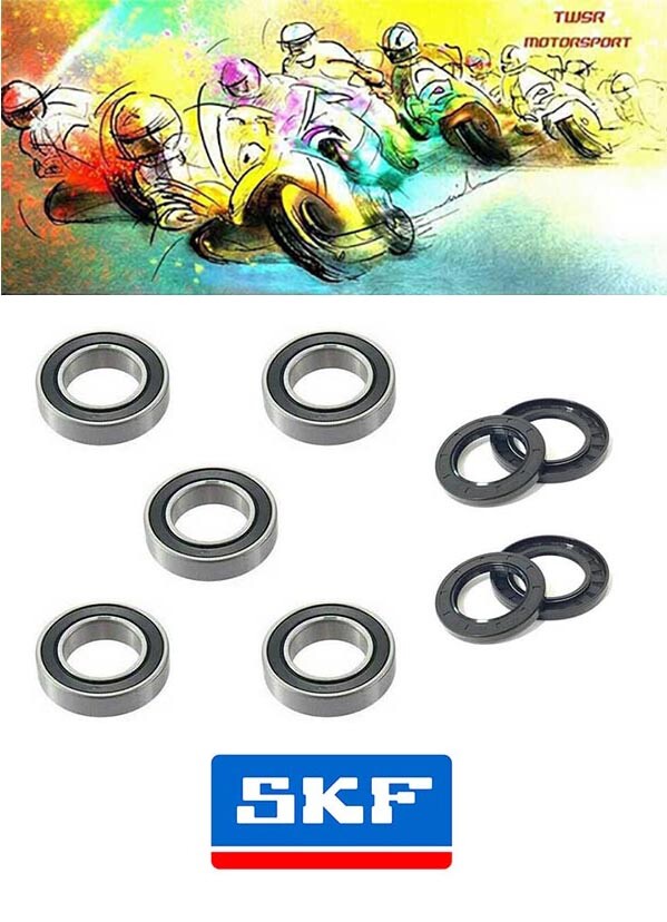 Kawasaki ZX600 (ZX-6R) (636) Front & Rear SKF Wheel Bearings & Seals 03-18