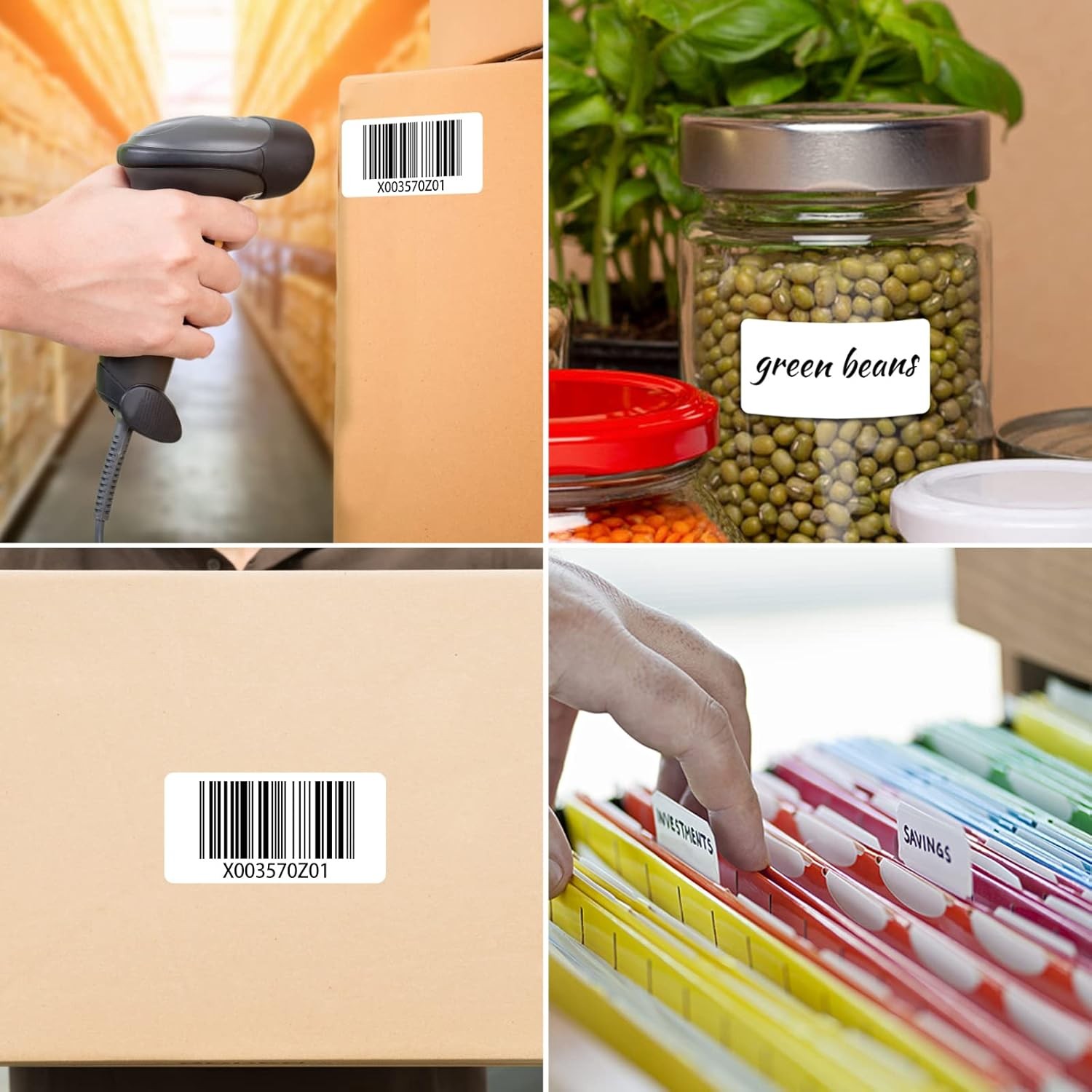 2.25″ X 1.25″ Direct Thermal Label UPC FBA Barcodes Address Stickers Zebra Rollo