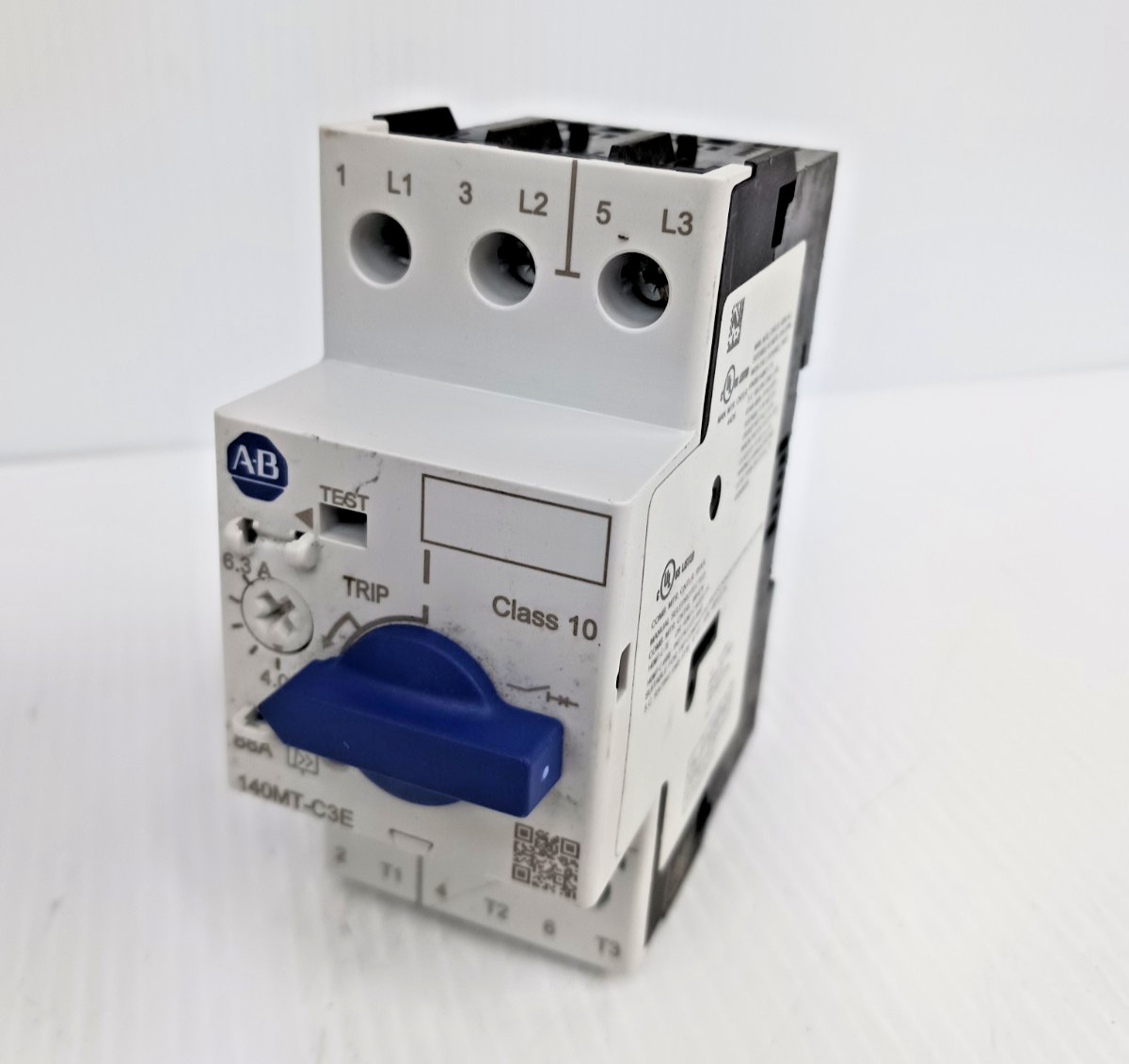 Allen Bradley 140MT-C3E-B63 Motor Protection Circuit Breaker 4.0-6.3 A
