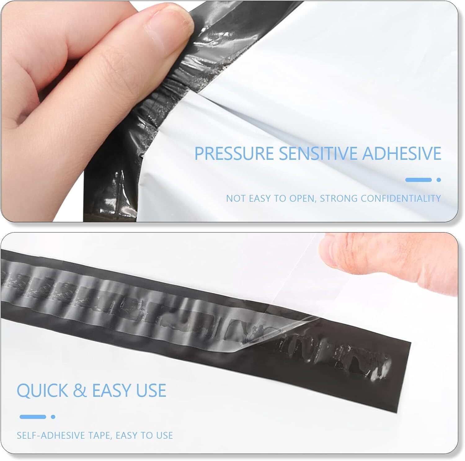 100PCS Poly Mailer 10×13″ Self-adhesive Plastic Shipping Mailing Bags Muti-color