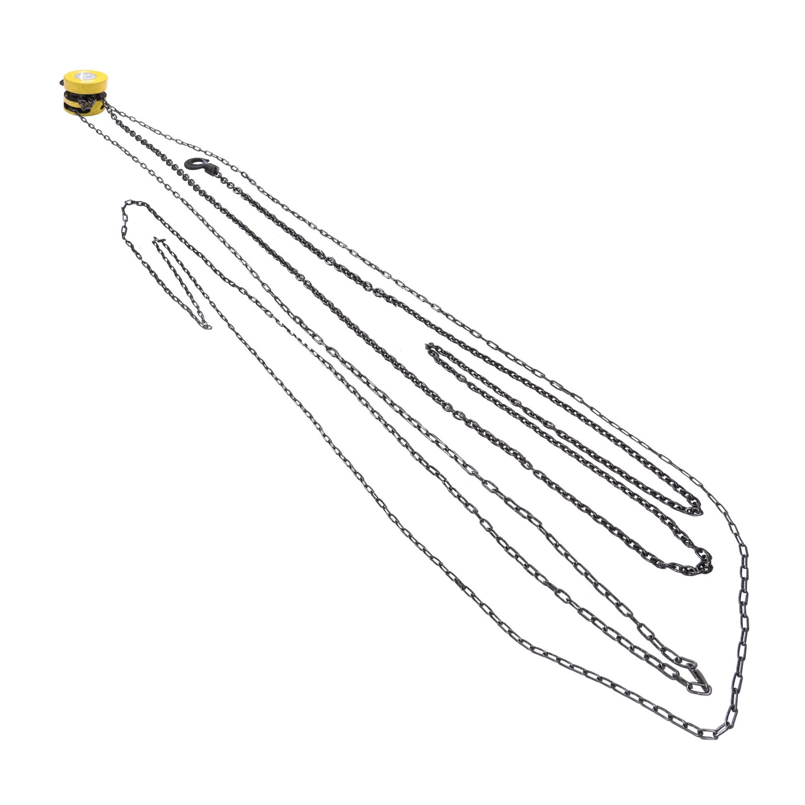 2200 lbs /1 Ton Capacity Chain Hoist Steel Construction Chain Block 20 FT Lift