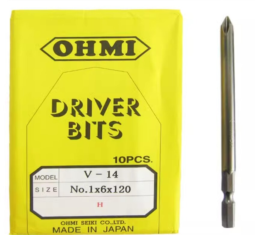 10pc/pack NEW FIT FOR OHMI Cross Head V-14 No.1 x6x50/75/100/120/150/200/250/300