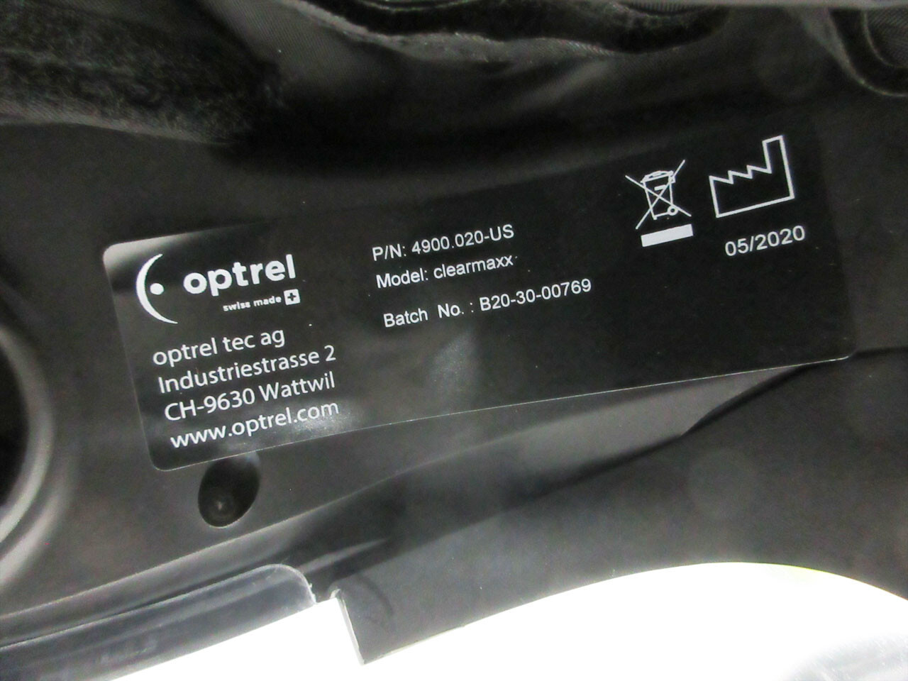 NEW NO BOX OPTREL CLEARMAXX HELMET & E3000X POWERED AIR RESPIRATOR PAPR 4900.251
