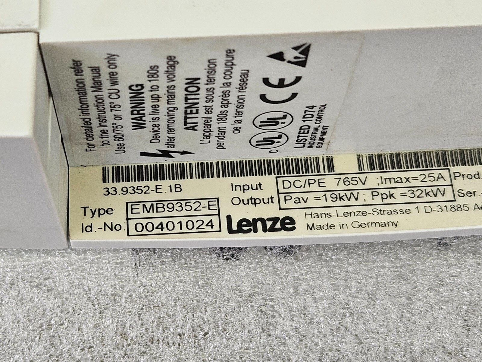 LENZE EMB9352-E