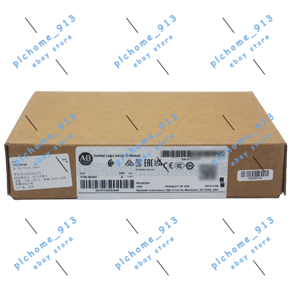 New Allen-Bradley 1756-IB16S Control Logix Safety IO Module