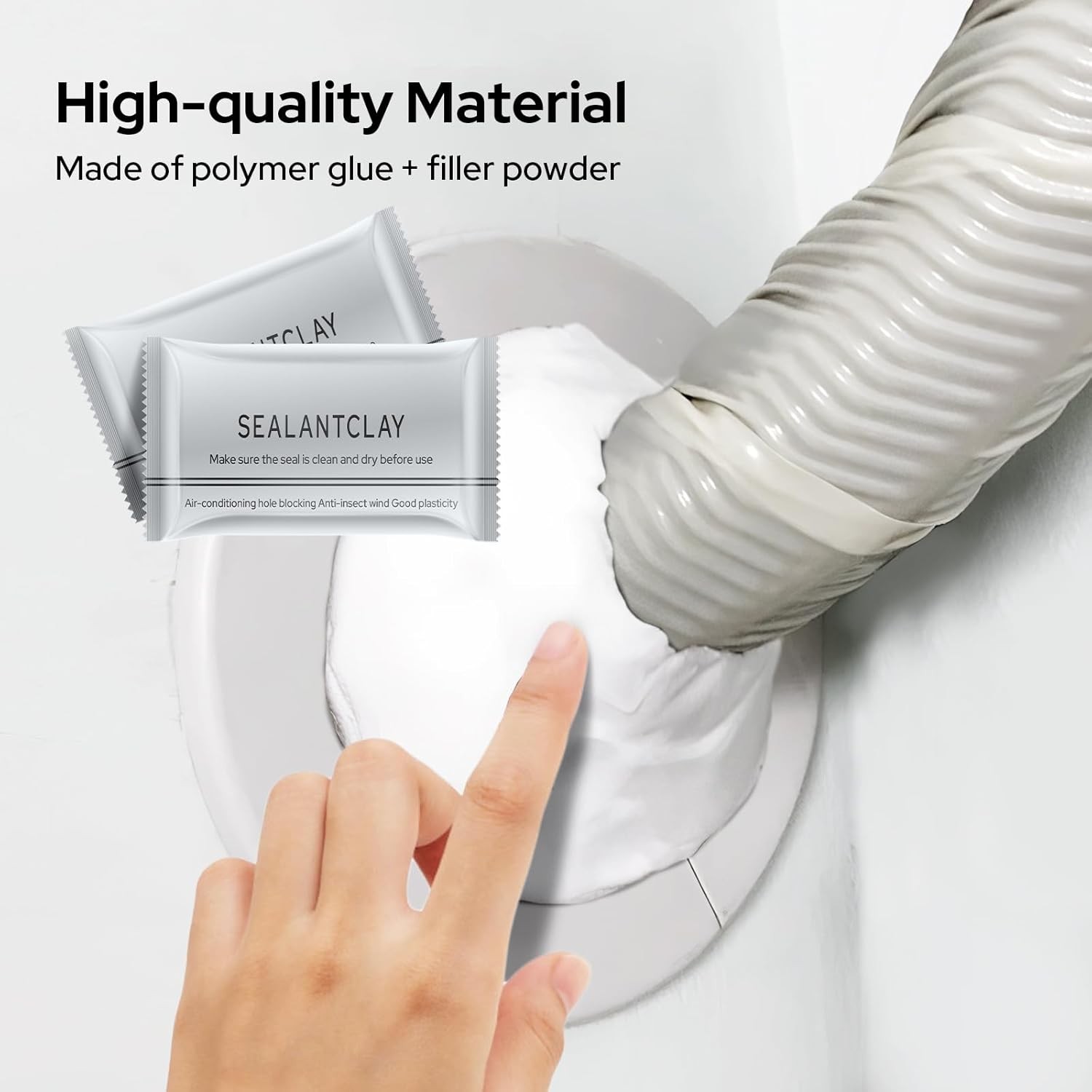 6-Pack New Type White Waterproof Sealant Mastic, Repair Sealing Clay, Quick Mend