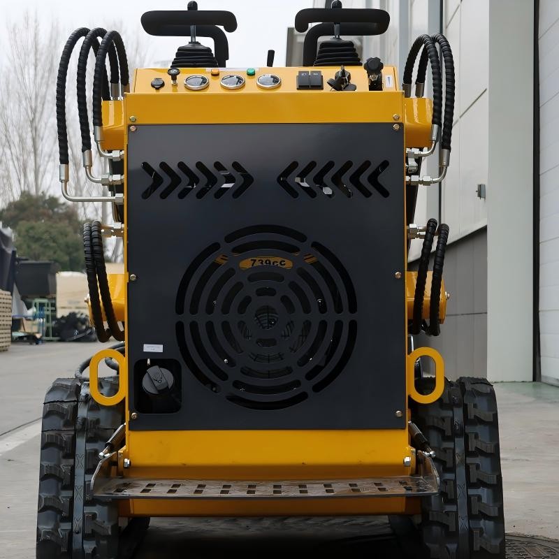 Mini Skid Steer Loader 24HP 4-in-1 Bucket 3-Stage Pump Hydraulic System 2026 New