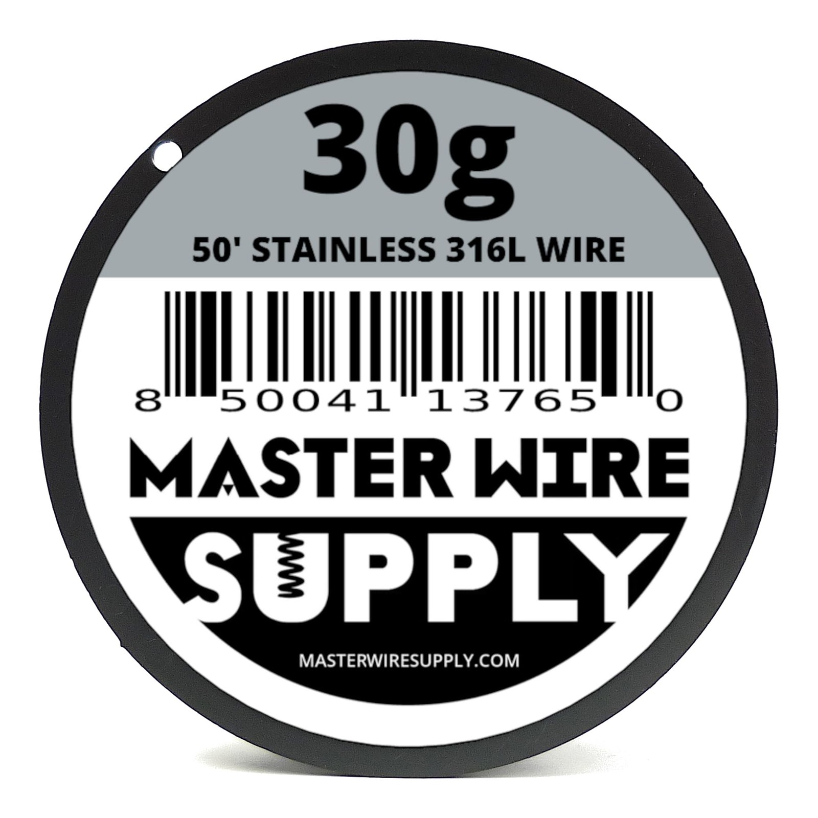 Stainless Steel 316L – 50′ – 30 Gauge Wire – 50ft – 0.25mm – 0.010in – – Made