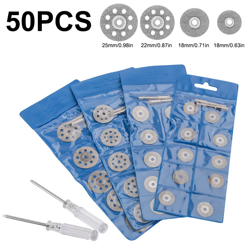 50 x Diamond Cutting Wheel For Dremel Rotary Tool Die Grinder Metal Cut Off Disc