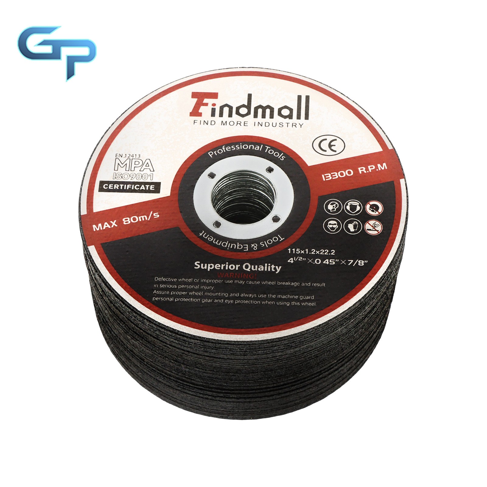 50 Pack Metal Cut Off Wheels 4-1/2″ x 3/64″ x 7/8″ Angle Grinder Cutting Wheel