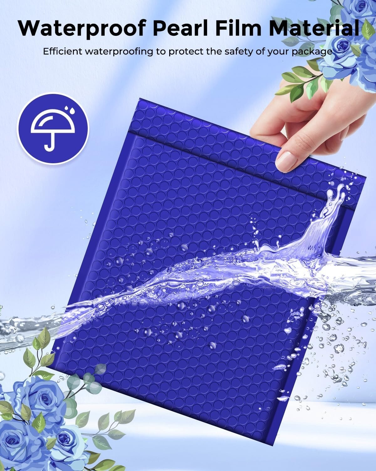 500x Bubble Mailers 8.5×12 Padded Envelopes Bubble Mailing Bag 8.5×11 Royal Blue